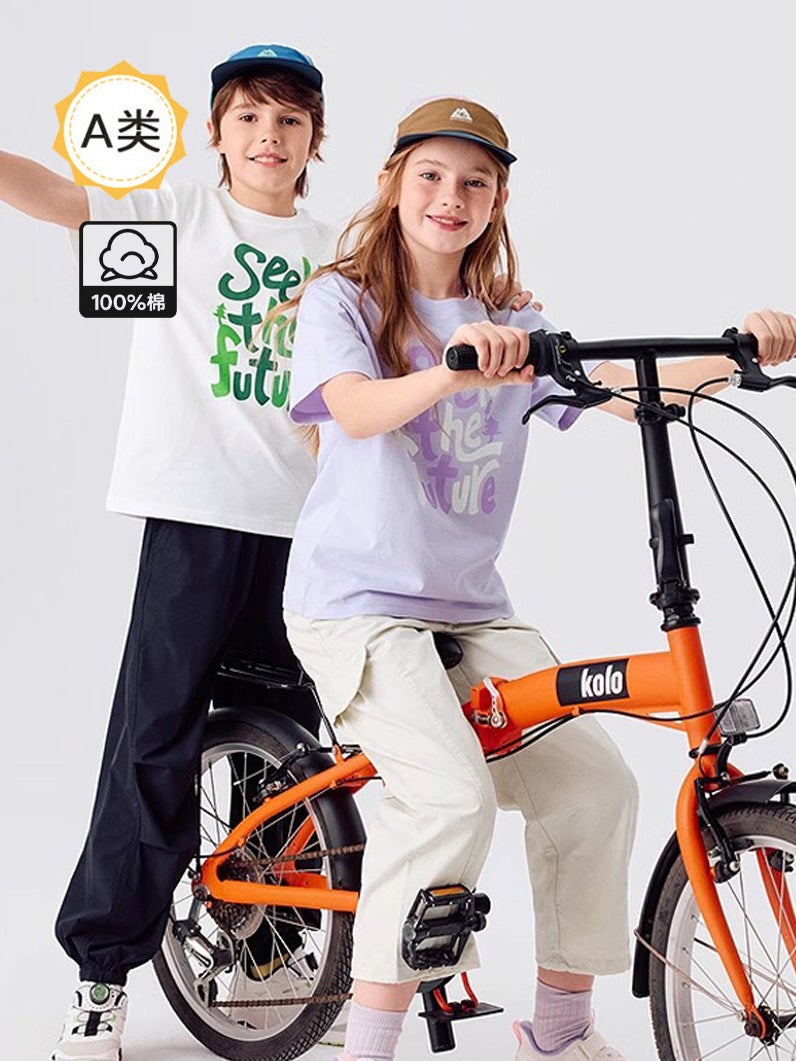Children'S Clothing 2025 Children'S Summer Parent-Child New Boys And Girls Baby Big Children'S Short Sleeve T-Shirt Cotton Top - Image 3