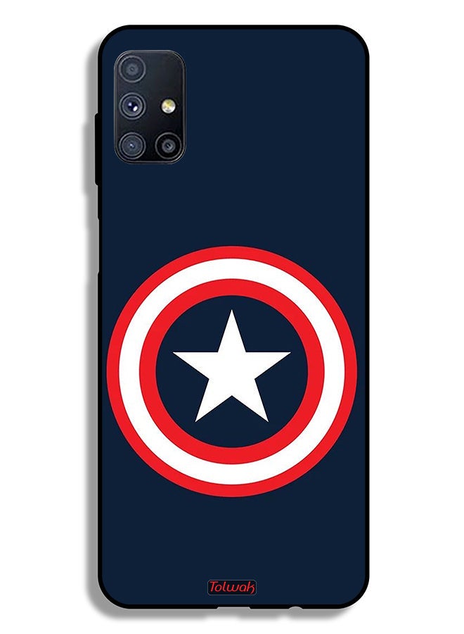 Tolwak Samsung Galaxy M51 Protective Case Cover Captain America - Image 2