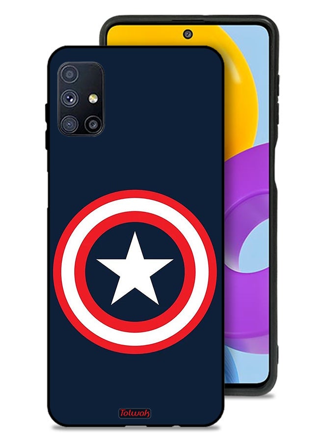 Tolwak Samsung Galaxy M51 Protective Case Cover Captain America - Image 1