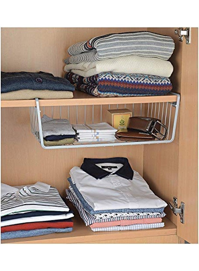 Styleys منظم رف سلكي تحت الخزانة من ستايلز (أسود، 15.5 بوصة S11027) - مجموعة من 2، رف متعدد المستويات - Image 5