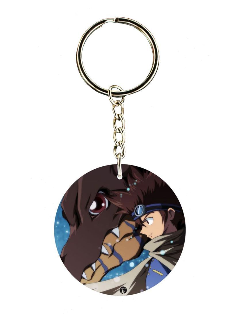 RKN Anime Digimon Printed Keychain