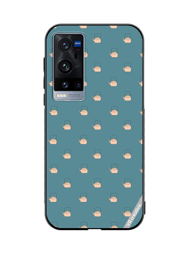 VR CREATIVE Protective Case Cover For Vivo X60 Pro Plus Pattern Of Tea Design Multicolour - Image 1