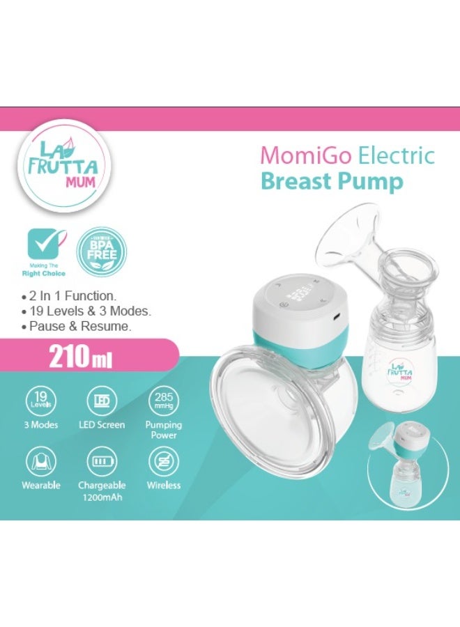 La Frutta MomiGo 2-in-1 Wearable Electric Breast Pump 210ml - Image 3