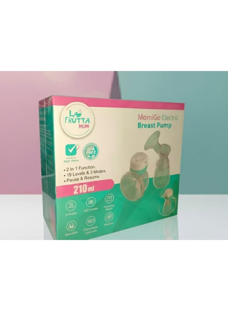 La Frutta MomiGo 2-in-1 Wearable Electric Breast Pump 210ml - Image 2