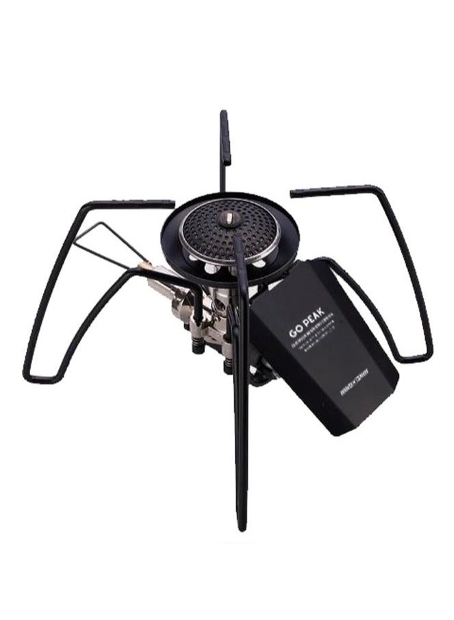 EVEREEN Spider Stove Black Spider Folding Card Stove Camping Tableware Camping Kitchenware Camping Barbecue Stove Gas Stove - Image 1