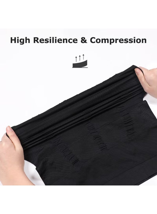 كن واحدًا الرجال ضيق التركيب البطن الصدر التخسيس سترة أبيض - Image 3