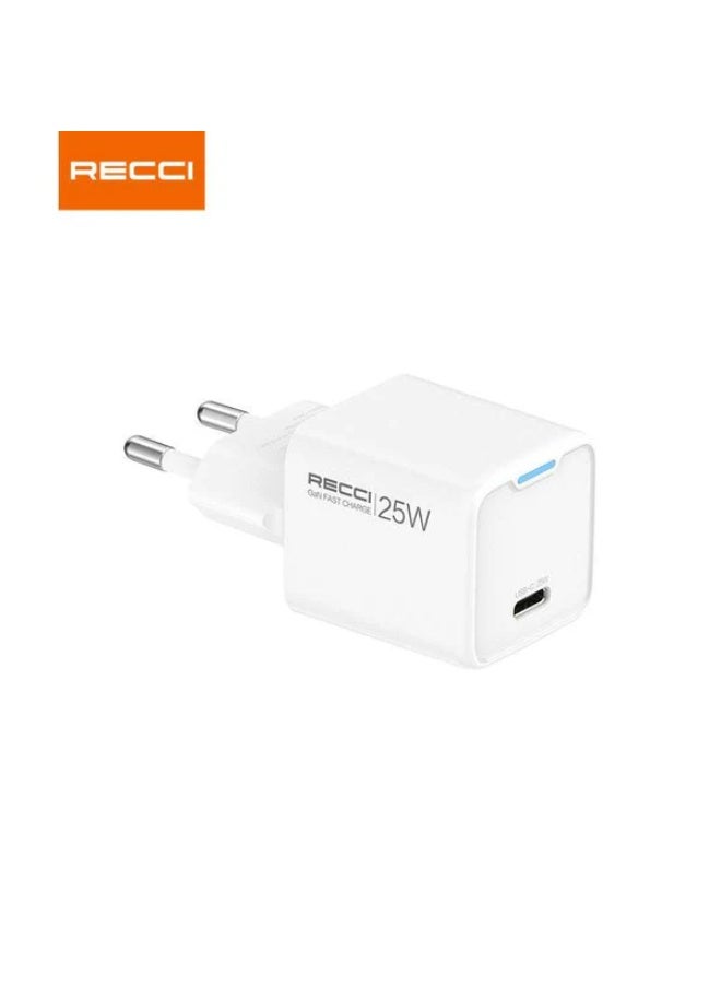 Recci RC106E 25W GaN Charger with Type-C to Type-C Cable - Image 3
