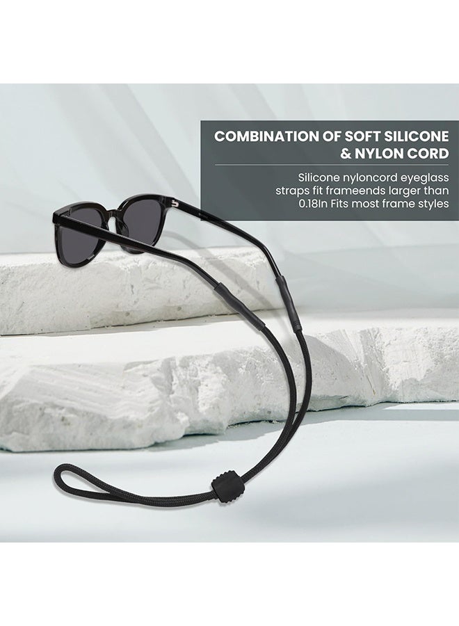 Glasses Straps for Men, Women and Kids, 3 Pcs Adjustable Neck Glasses Retainers, Sports Sunglasses Straps Lanyards - Image 3