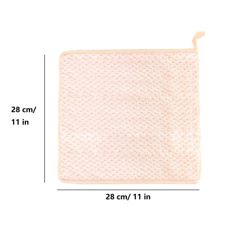 Hipruict Small Towels with Hanging Loop, Hand Dry Towels for Kitchen & Bathroom, Super Absorbent, Soft, Machine Washable Towel Fast Drying, Set of 10 - Image 3