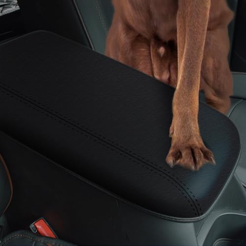 faccaibbg Armrest for 2017-2021 Hyundai Tucson Accessories Black Arm Rest Cover for Car Hyundai Tucson Center Console Cover 2017 2018 2019 2020 2021. - Image 3