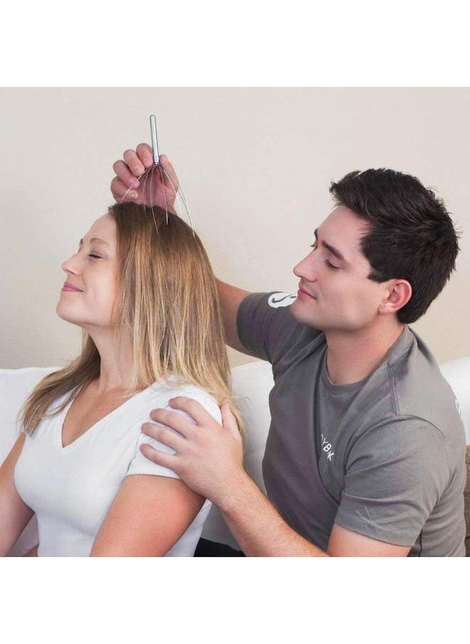 yongsheng Head Scalp Massagers 1pcs,Manual 20 Fingers Head Massager,Head Scratcher Massager Whisk Deep Relaxation,Hair Stimulation and Stress Relief  - Image 5