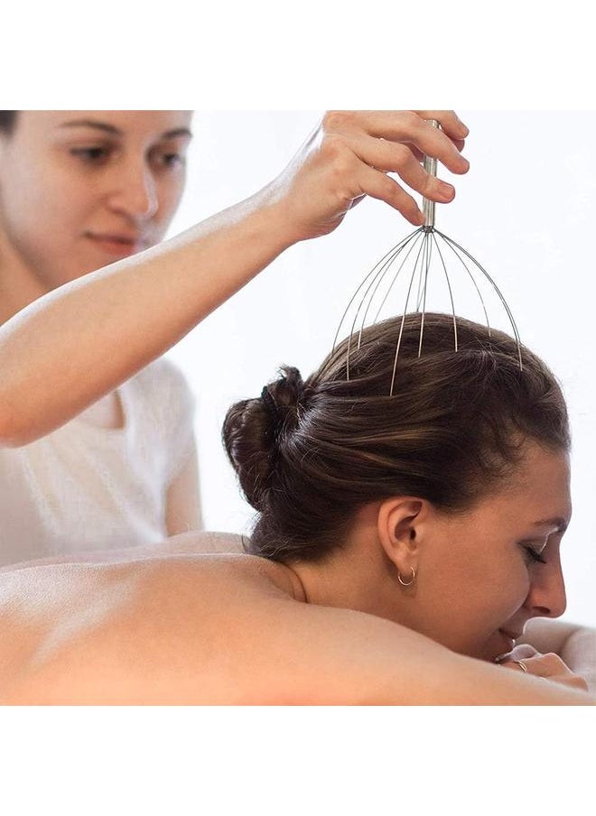 yongsheng Head Scalp Massagers 1pcs,Manual 20 Fingers Head Massager,Head Scratcher Massager Whisk Deep Relaxation,Hair Stimulation and Stress Relief  - Image 4