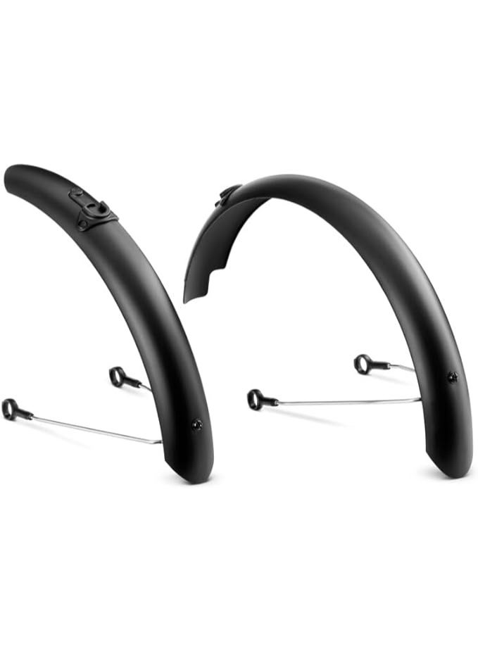 Woom Plastic 3 Snap Click-On Fenders – Youth Bike Fit – Reliable Mudguard – Quick Mount – Matte Black
