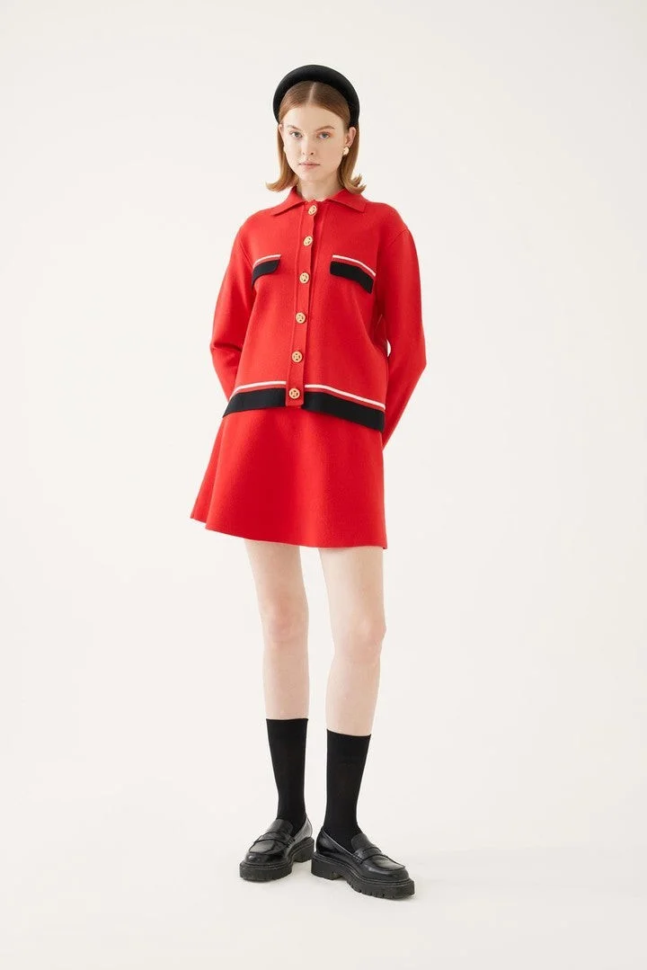 اكسيكيوز تنورة قصيرة محبوكة