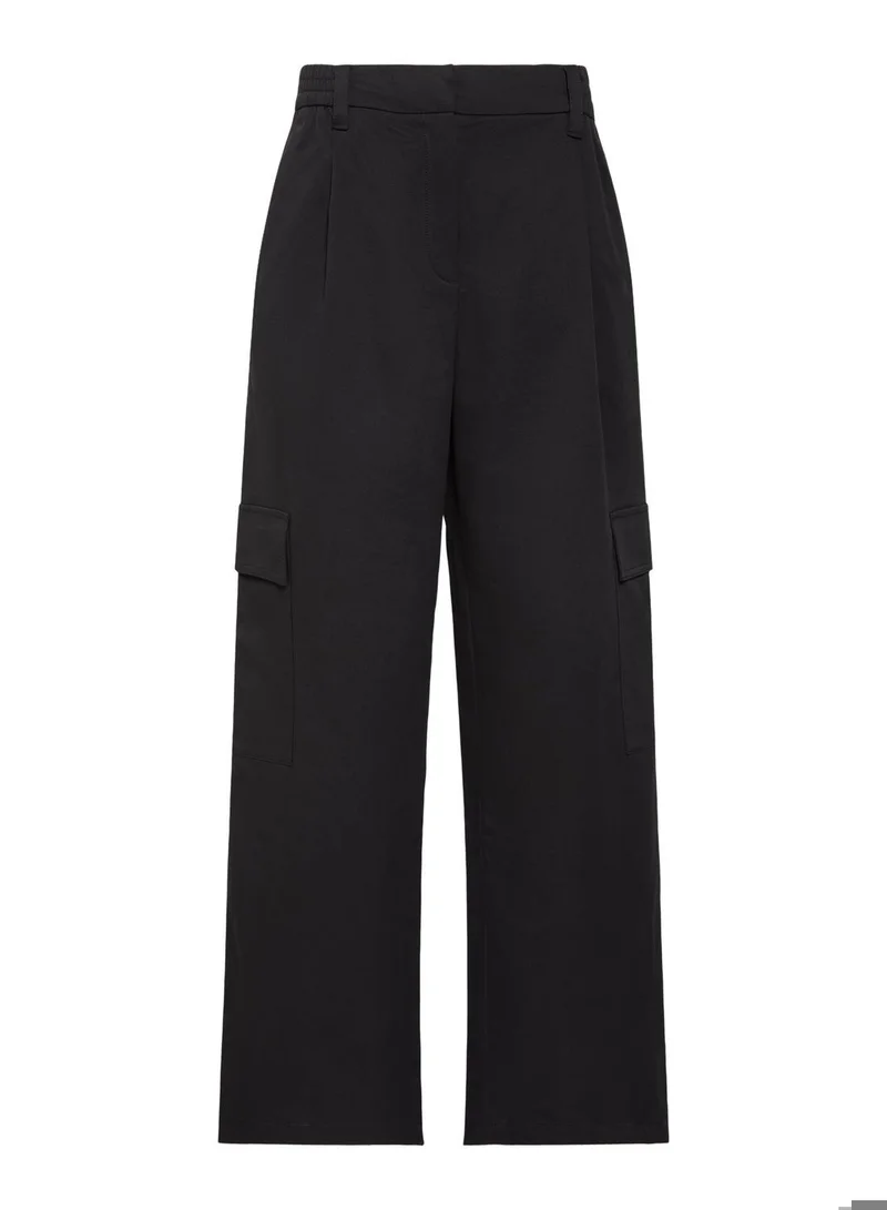 Calvin Klein Jeans Black Casual Cargo Pants for Women | Best Price UAE