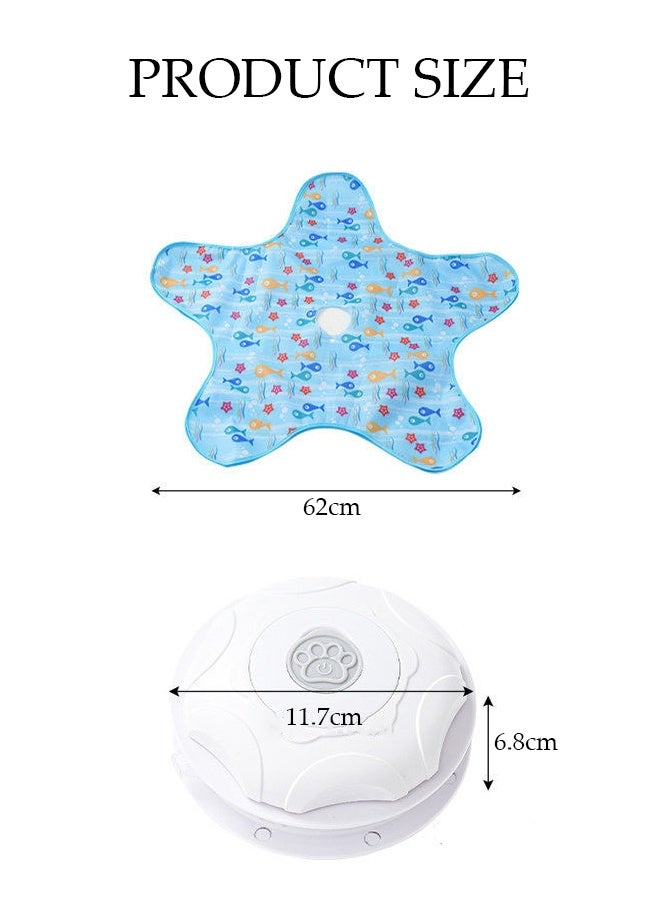 DUNISO Interactive Cat Toy Pet Play Toy Self-Entertainment Hide-and-Seek Cat Toy Smart Automatic Hunting Cat Toy Mat Rechargeable Automatic Moving Feather Wand Hide Seek Game Pad Pet Stimulating Hunting Puzzle Toy for Indoor Cats to Relieve Boredom & Exercise - Image 3