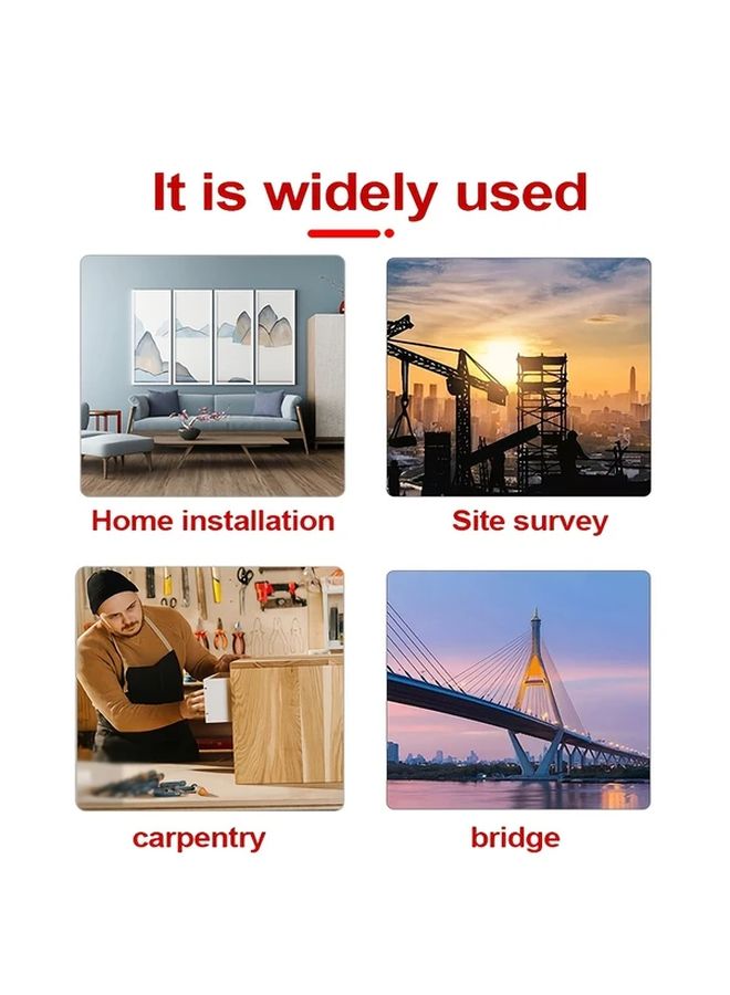 Red Magnetic Mini Level Portable Tool For Home Maintenance And Appliance Installation - Image 5