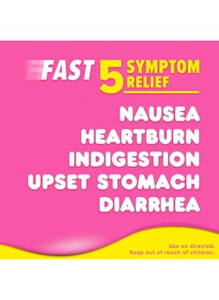 Pepto Bismol Pack Of 3 Fast And Effective Digestive Relief From Nausea, Heartburn, Indigestion, Upset Stomach, Diarrhea, 24 Chewable Tablets  - Image 2