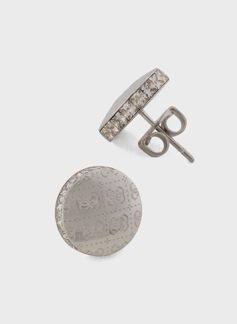 GUESS Ladies ER SIDE CRYSTALS 4G STUDS