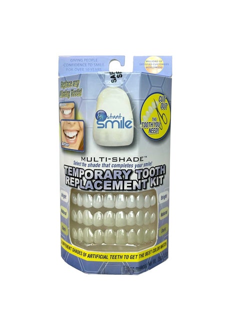 Instant Smile MULTISHADE Patented Temporary Tooth Repair Kit. A Realistic Looking Fix for a Missing or Broken Tooth.