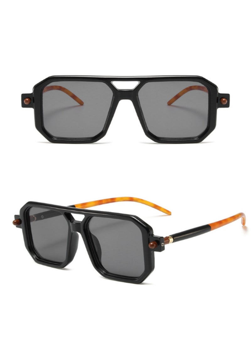 Urban Utility - Stylish Square Large Sunglasses for Women And Men, Durable, UV Protection, Trendy Eyewear, High-Quality Glasses, Fashionable Eyeglasses, Classic Shades, Designer Eyewear - Image 1