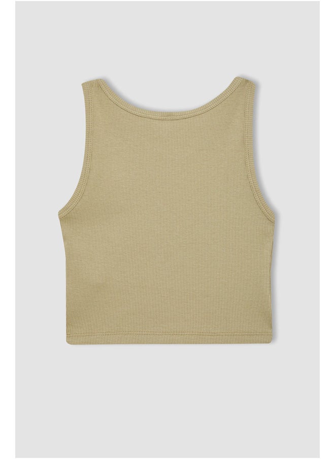 DeFacto - Girl Slim Fit Sleeveless Knitted Top - Image 1