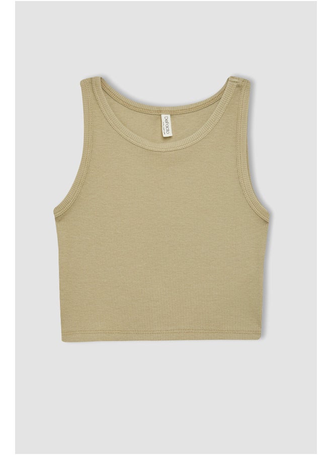 DeFacto - Girl Slim Fit Sleeveless Knitted Top - Image 1