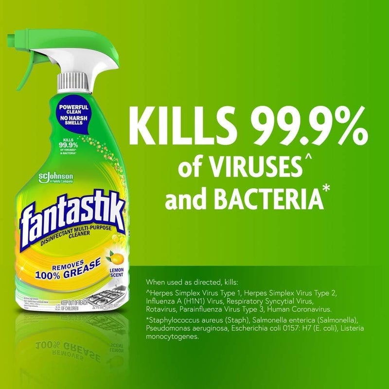 Fantastik All-Purpose Cleaner Trigger Spray with Lemon Scent - 32 fl oz - Image 2