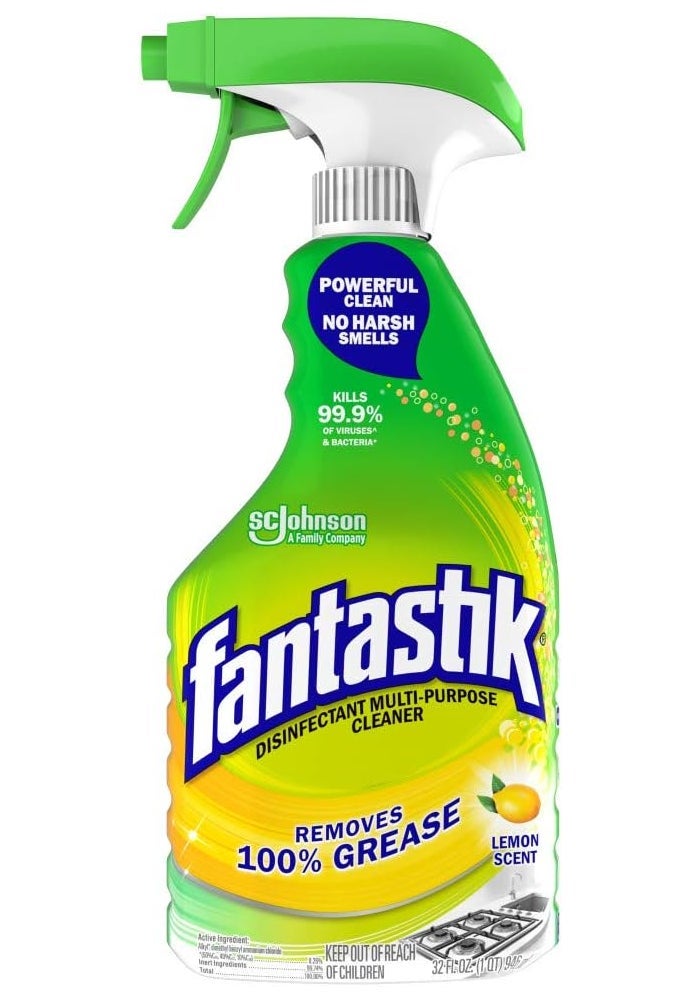 Fantastik All-Purpose Cleaner Trigger Spray with Lemon Scent - 32 fl oz - Image 1