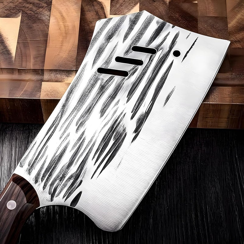 Captoola سكين مطبخ كابتولا 7 بوصة يدوي الصنع شفرة سكين الطهاة سكين تقطيع الفولاذ المقاوم للصدأ سكين جزار سكاكين العظام مقبض ABS سكين تقطيع اللحم والخضروات عبوة من 1 - Image 4