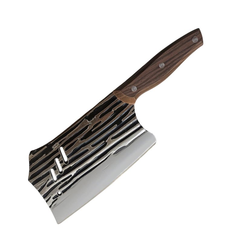 Captoola سكين مطبخ كابتولا 7 بوصة يدوي الصنع شفرة سكين الطهاة سكين تقطيع الفولاذ المقاوم للصدأ سكين جزار سكاكين العظام مقبض ABS سكين تقطيع اللحم والخضروات عبوة من 1 - Image 1