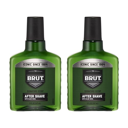 Brut Signature After Shave Fragrance for Men 5 Oz Pack of 2
