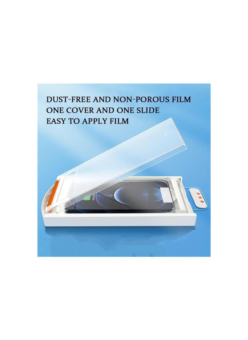 Generic - Funcat Screen Protector, Invisible Artifact Screen Protector - Dust Free Without Bubbles for 12/13/14/15 Pro Max (Privacy Film, 14) - Image 1
