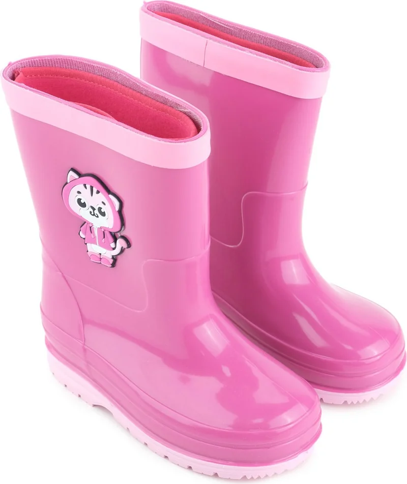 Gezer Girls Winter Waterproof Rain Boots with Removable Additional Socks