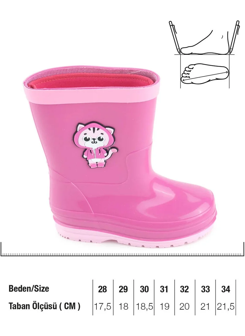 Gezer Girls Winter Waterproof Rain Boots with Removable Additional Socks