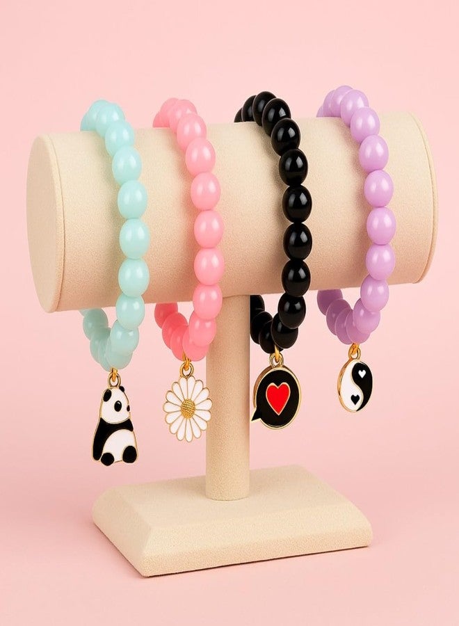 SUPER SOFTENER Adjustable Bead Bracelet Set - Matching Friendship Bracelets for Couples, BFF, Men & Women - Stylish Hand Jewelry Gift - Image 2