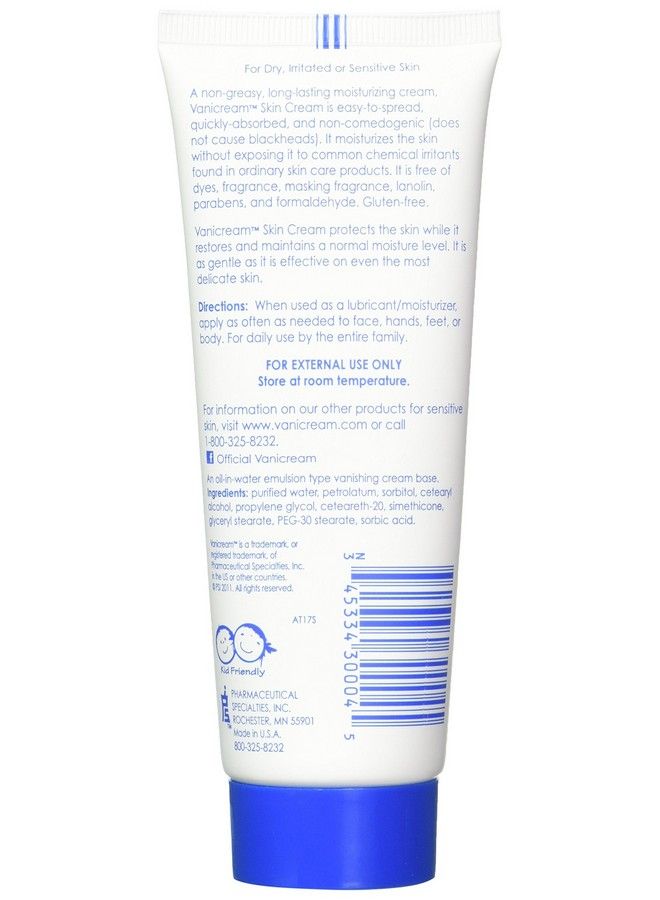 Vanicream Moisturizing Skin Cream For Sensitive Skin 8 Ounce (Pack Of 2) - Image 3