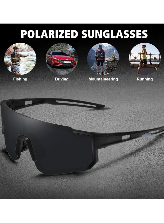 نظارات شمسية رياضية مستقطبة للرجال والنساء، نظارات شمسية للقيادة وصيد الأسماك وركوب الدراجات الجبلية وحماية من الأشعة فوق البنفسجية 400 - Image 5