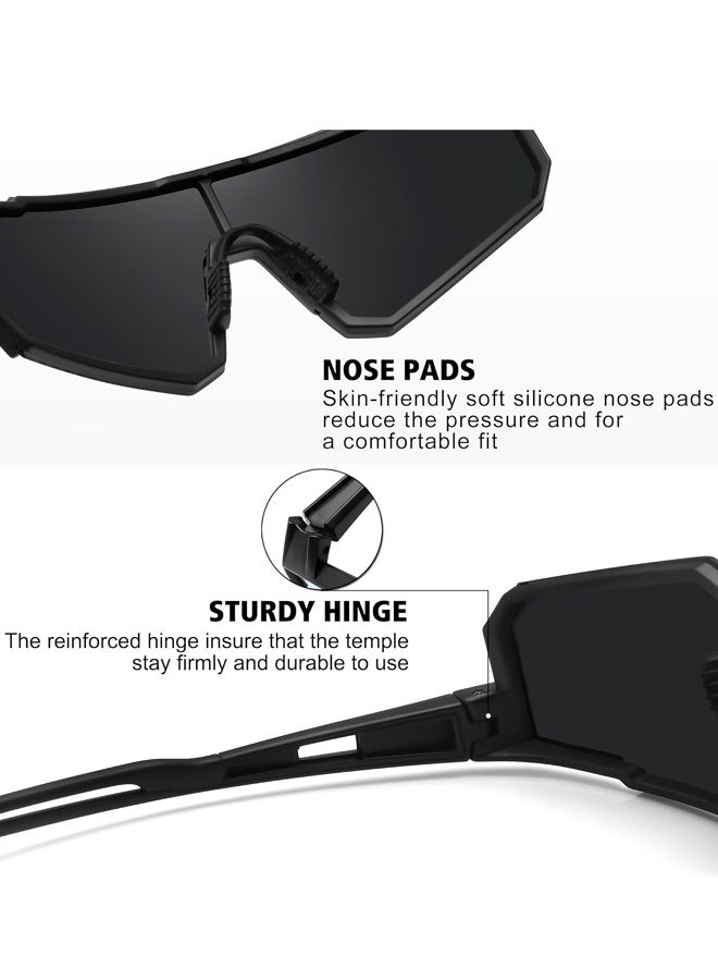 نظارات شمسية رياضية مستقطبة للرجال والنساء، نظارات شمسية للقيادة وصيد الأسماك وركوب الدراجات الجبلية وحماية من الأشعة فوق البنفسجية 400 - Image 4