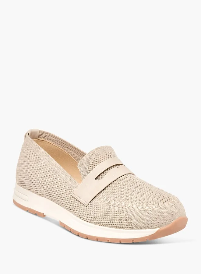 فلورا بيلا من شو إكسبرس Women Mesh Slip-On Loafers with Cutout Detail
