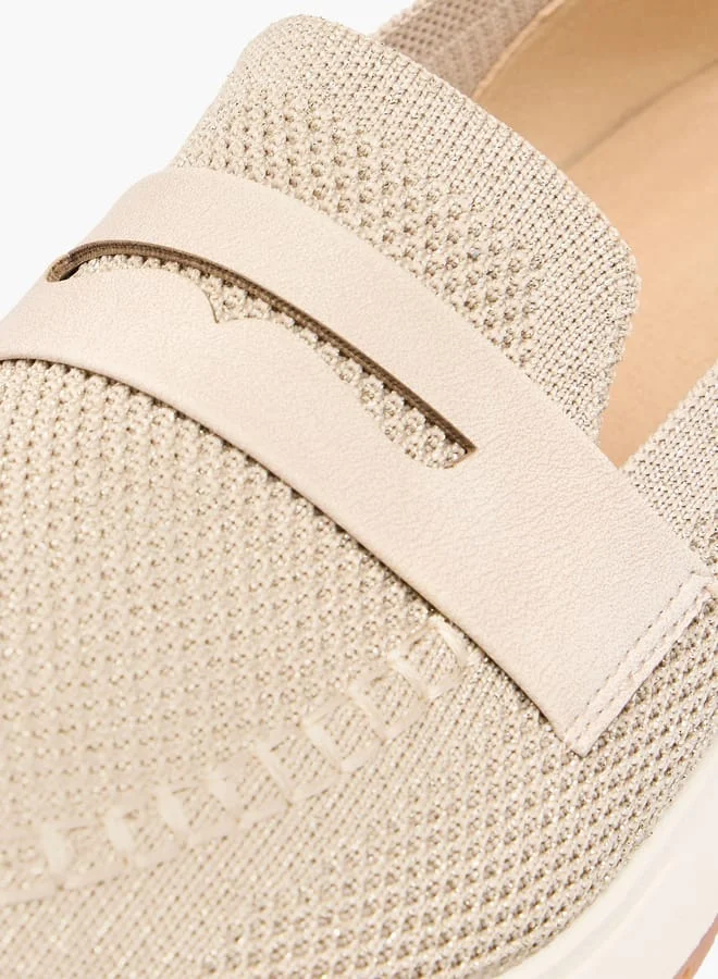 فلورا بيلا من شو إكسبرس Women Mesh Slip-On Loafers with Cutout Detail