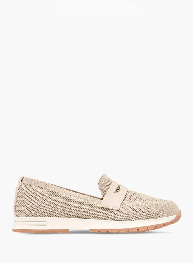 فلورا بيلا من شو إكسبرس Women Mesh Slip-On Loafers with Cutout Detail