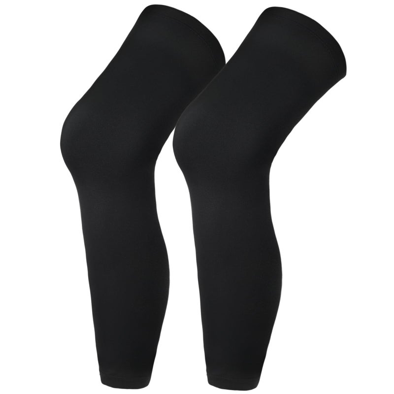 APLZGMG Compression Leg Sleeve, Basketball Leg Sleeve Full Length Sports Cycling Leg Sleeves Knee Brace Undersleeve for Men Women Running - Image 1