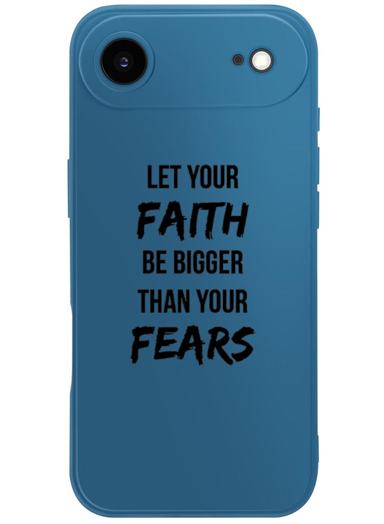 Theodor Protective Slim Fit Case Liquid Silicone Cover with Full Body Protection Anti-Scratch Shockproof Case For Apple iPhone 17 Air (Blue) let-your-faith - Image 1