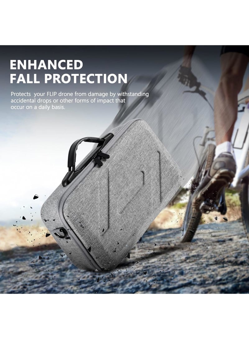 Flip Case, Portable Shoulder Bag for DJI Flip Fly More Combo, Support 3 Batteries, RC 2/N3 Remote Controller Case for DJI Flip Accessories - Image 3