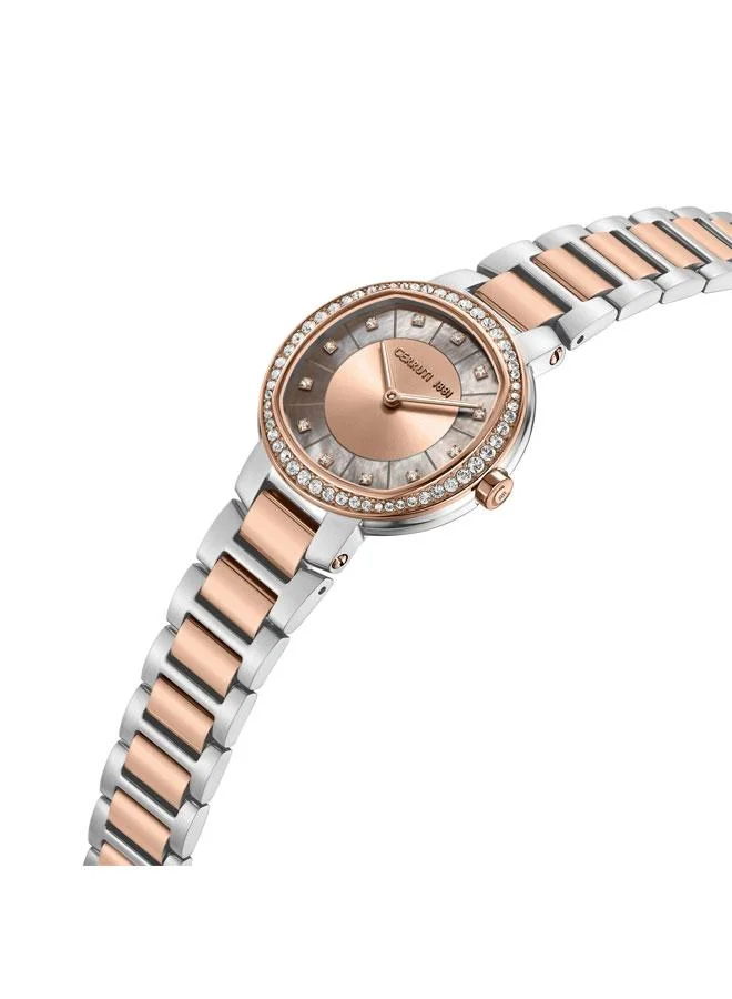 شيروتي 1881 Bellegra 32mm Pink Mother-of-pearl Dial Quartz Analog Watch For Women