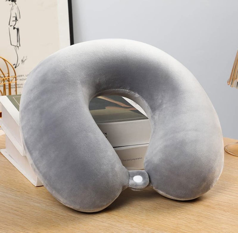 Fluffys Luxurious Portable Travel Pillow Perfect Micro Fiber Neck Support PillowLuxury Compact Lightweight Quick Pack for CampingSleeping Rest Cushion Pack of 05