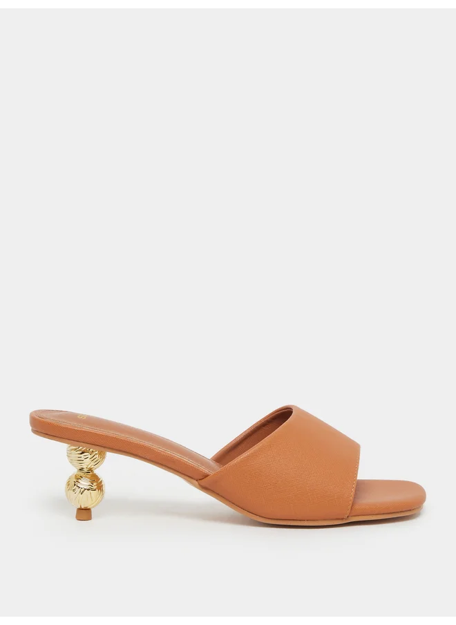 ستايلي Styli Embellished High Heel Sandals