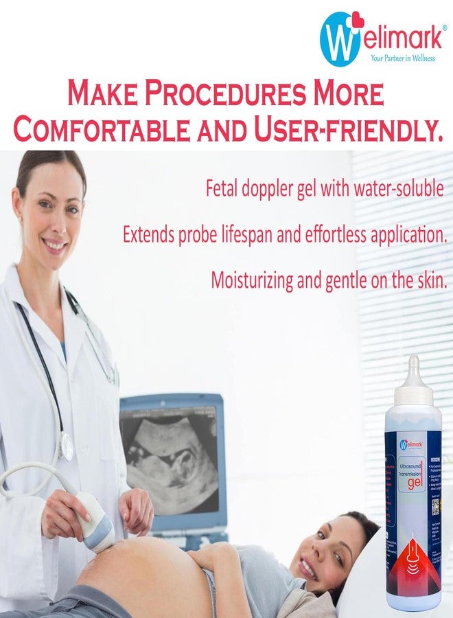 Welimark Physiotherapy Ultrasound Gel for Diagnostic and Professional Use (Pack of 4) (1000 ml, Blue) - Image 3
