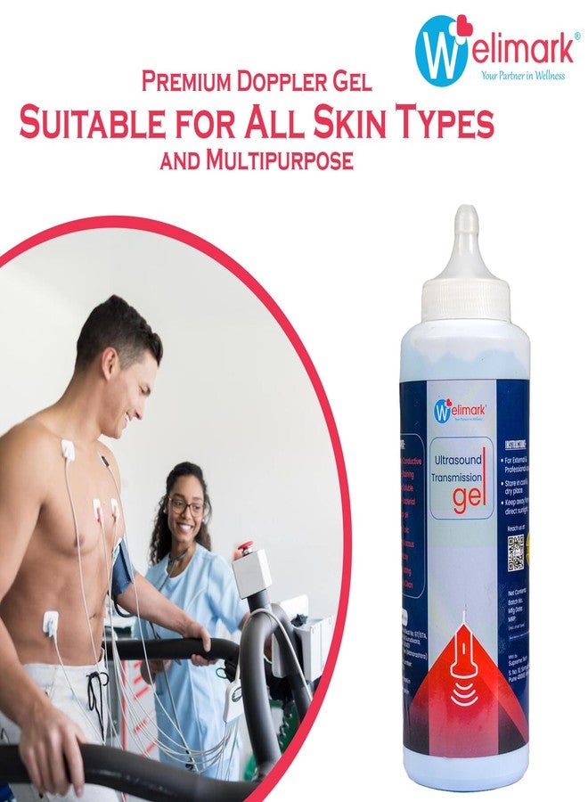Welimark Physiotherapy Ultrasound Gel for Diagnostic and Professional Use (Pack of 4) (1000 ml, Blue) - Image 5